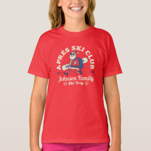 T-shirt Custom Family Friends Group Ski Trier Snowboard