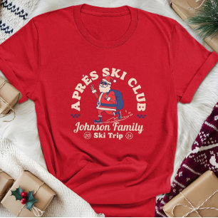 T-shirt Custom Family Friends Group Ski Trier Snowboard