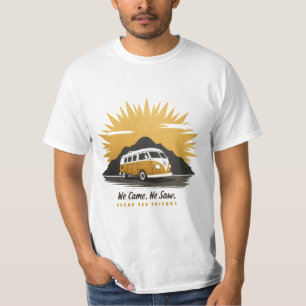 T-shirt Custom Family Réunion Road Trip Mountain Sunset Te