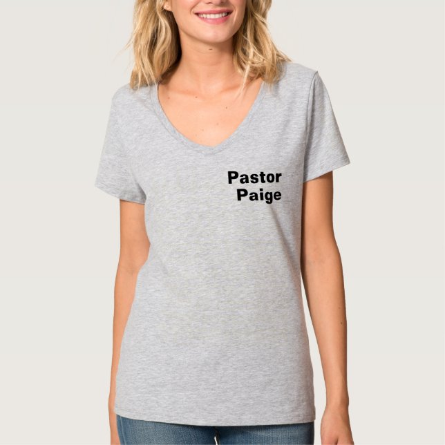 T-shirt Custom Female Pastor (Devant)