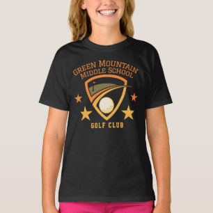 T-shirt Custom Golf School Club League Nom Numéro