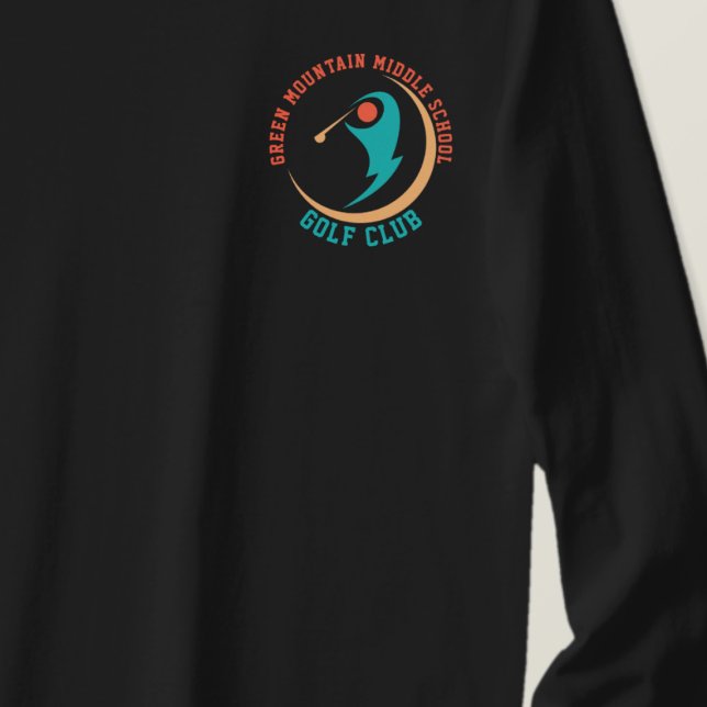 T-shirt Custom Golf School Club League Nom Numéro (Créateur téléchargé)