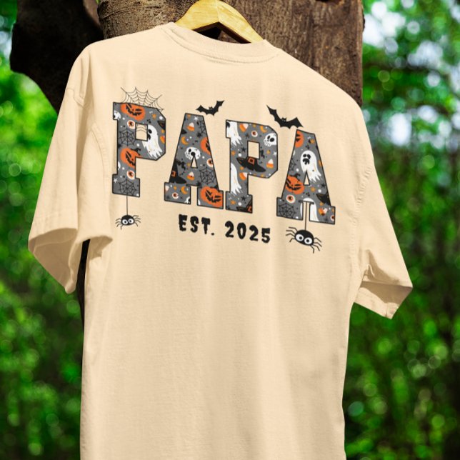 T-shirt Custom Halloween PAPA DAD spooky theme (Créateur téléchargé)