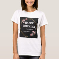 Custom Happy Birthday Texte Image souhaite aux fem