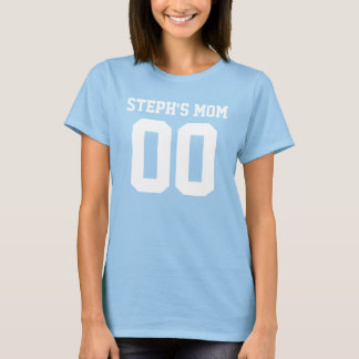 T-shirt Custom Ladies Football Jersey Nom personnalisé