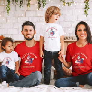 T-shirt Custom Mele Kalikimaka Père Noël Noël hawaïen