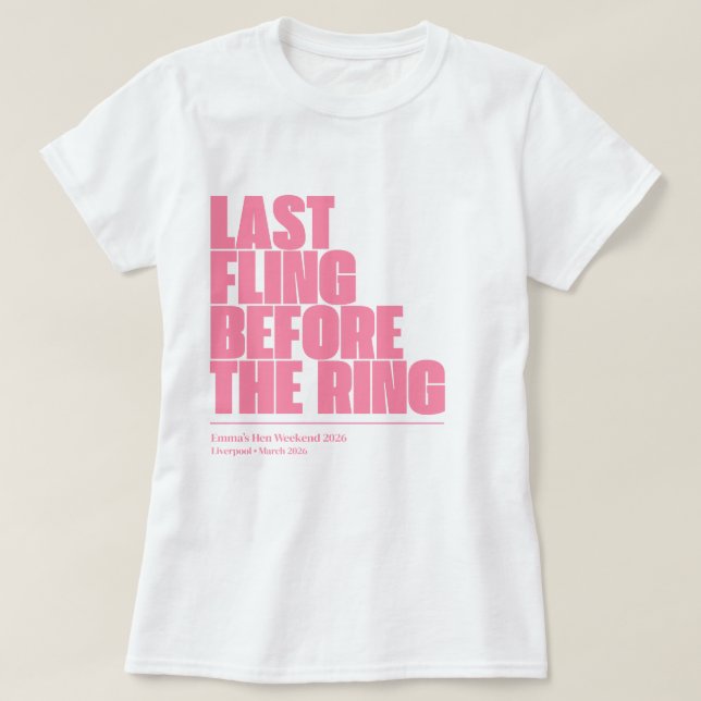 T-shirt Custom Name Date & Location Bride Tribe Tee (Design devant)