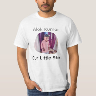 T-shirt Custom Photo and Name Kids Ringer 