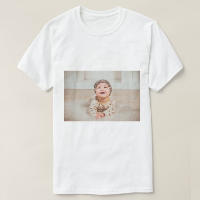 T-shirt Custom photo and text (Design devant)
