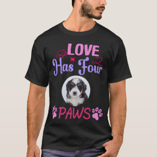 T-shirt Custom Photo Love has Four Paws Valentine's Day