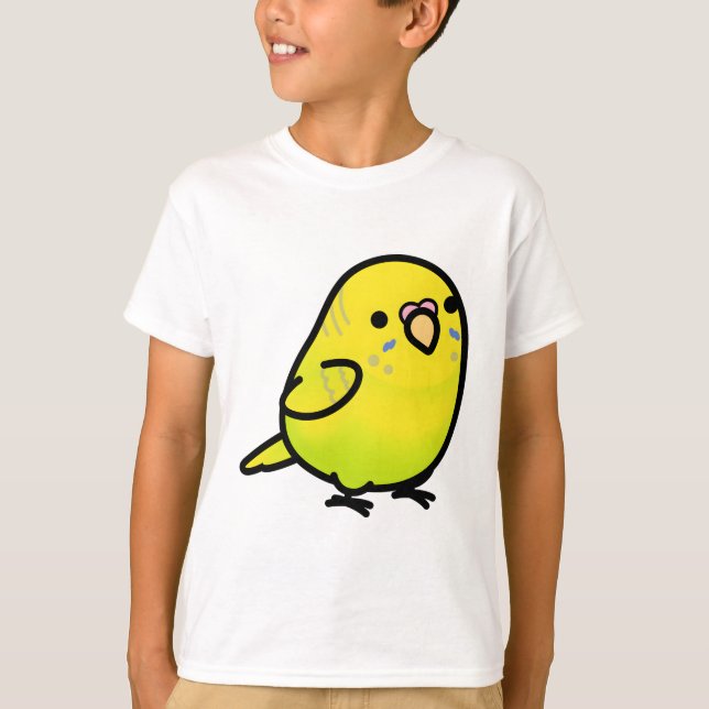 T-shirt CUSTOM Sparky the Chubby Budgie (Devant)