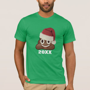 T-shirt Custom Year Poop Emoji Funny Christmas Shirt