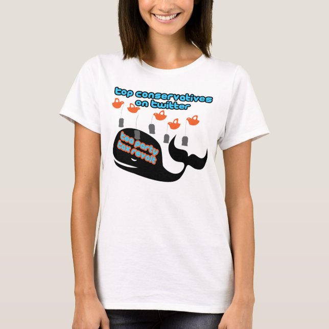 T-shirt customisé de révolte des contribuables de (Devant)