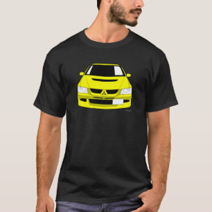 T-shirt customisé de voiture de Mitsubishi Lancer
