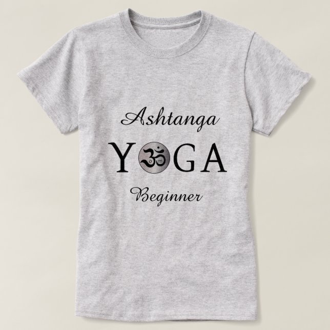 T-shirt Customisé Personnalisé Om yogi yoga chemise d'entr (Design devant)
