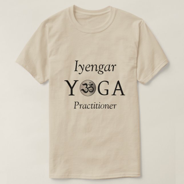 T-shirt Customisé Personnalisé Om yogi yoga chemise d'entr (Design devant)