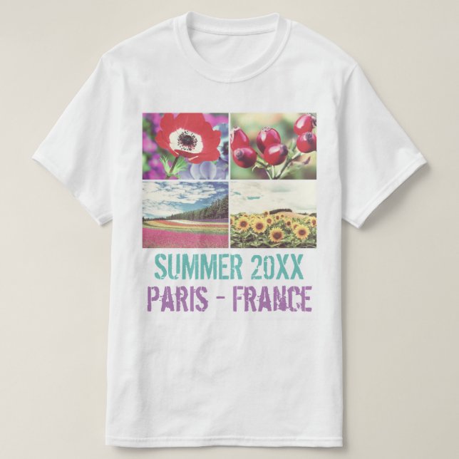 T-shirt Customiser personnalisez votre propre photo (Design devant)