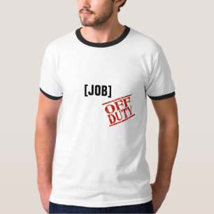 T-shirt Customisez-le ! Chemise qui n'est pas de service