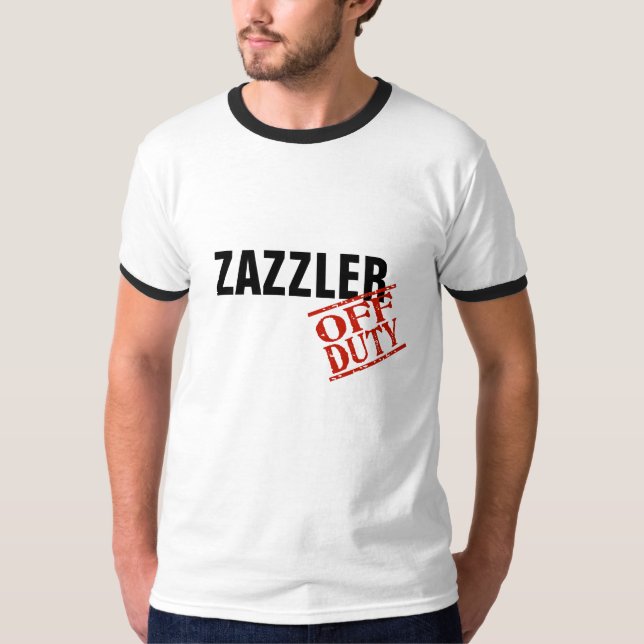 T-shirt Customisez-le ! Chemise qui n'est pas de service (Devant)