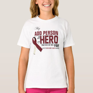 T-shirt Customisez MON HÉROS :  Cancer de tête et de cou