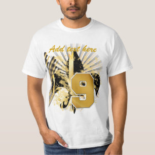 T-shirt Customisez votre texte, fleur de lis