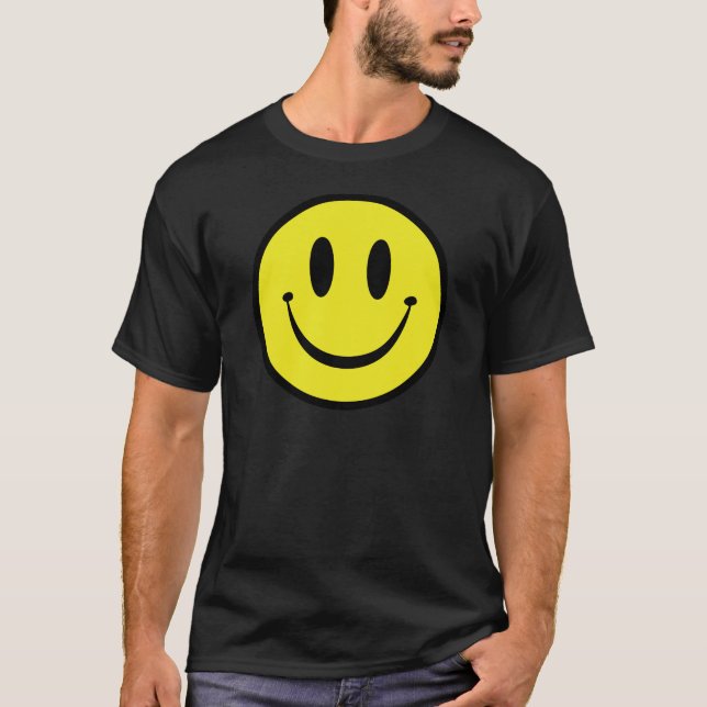 T-shirt Customisez votre visage heureux (Devant)