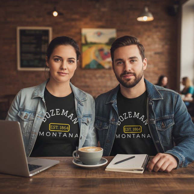 T-shirt Customizable Arched City/Town/State Pride (Créateur téléchargé)