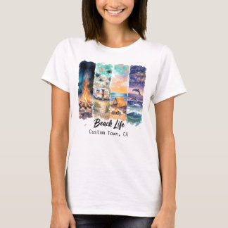 T-shirt Customizable Beach Life Tee
