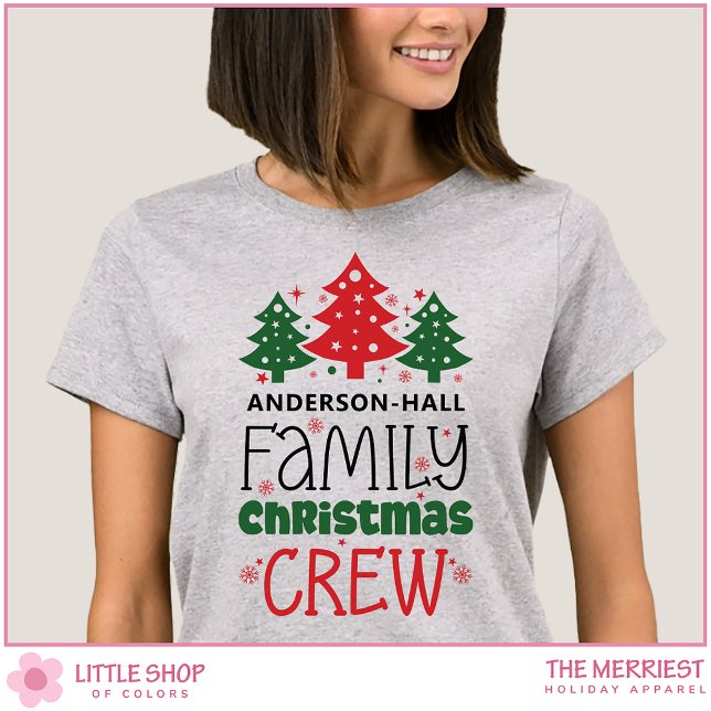 T-shirt Customizable Family Christmas Crew (Créateur téléchargé)
