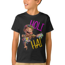 Customizable "Holi Hai" Vibrant tee for Kid Boys