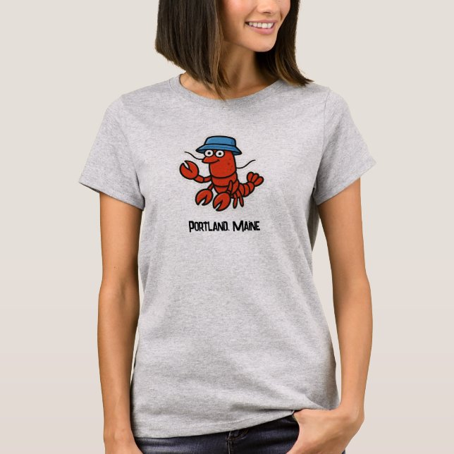 T-shirt Customizable Lobster  (Devant)