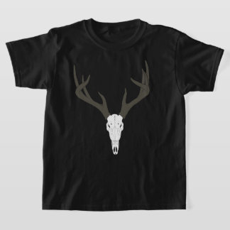T-shirt Customizable White-Tailed Deer Skull