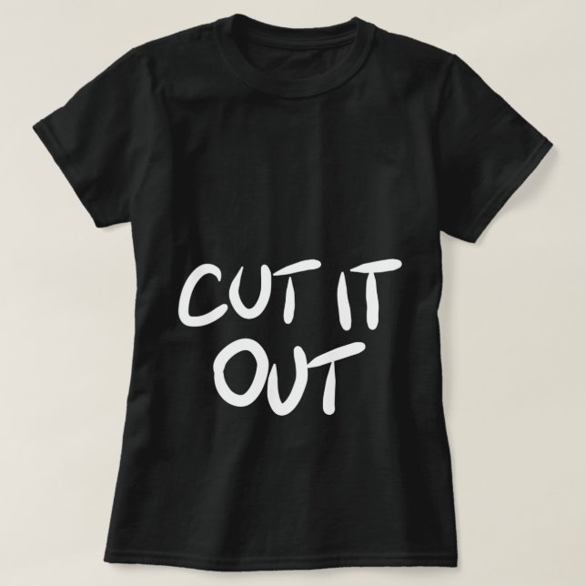 T-shirt Cut (Design devant)