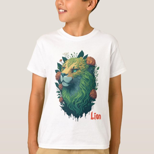 T-SHIRT CUT LION (Devant)
