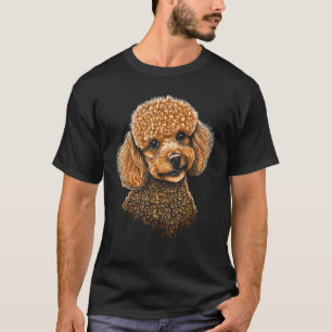 T-shirt Cutanerie débordante Art de caniche jouet irrésis