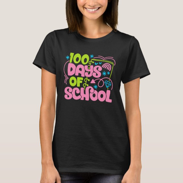 T-shirt Cute 100 Days of School 100th Magical School Day T (Devant)