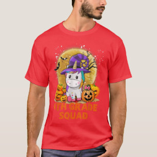T-shirt Cute 4e grade Squad Unicorn Costume d'Halloween Ki