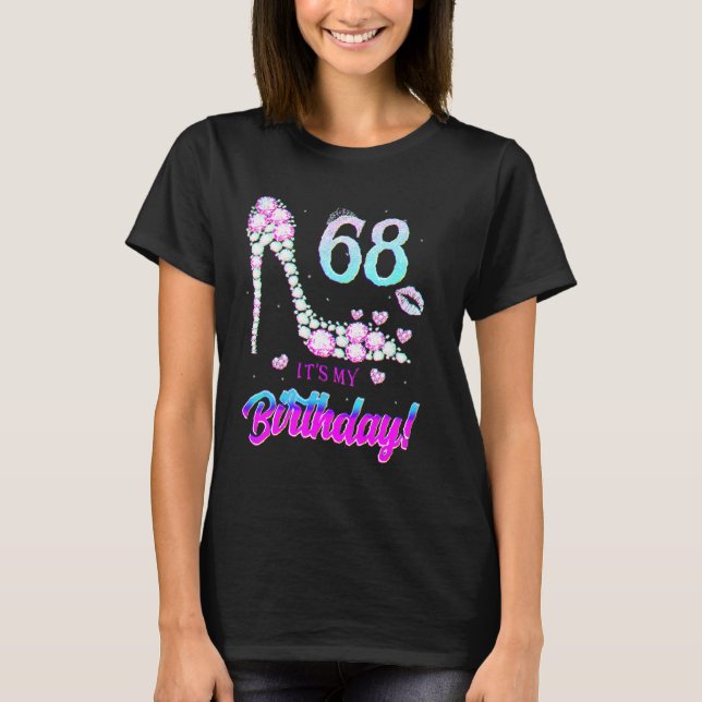 T-shirt Cute 68 Years Old It's My 68th Birthday Party (Devant)