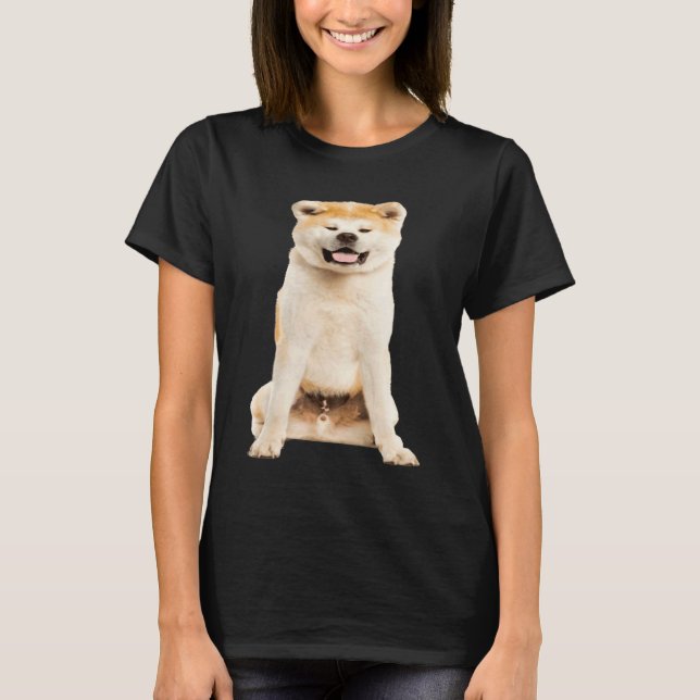 T-shirt Cute Akita Inu (Devant)