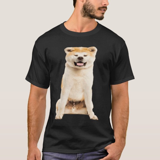 T-shirt Cute Akita Inu (Devant)
