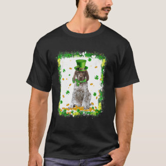 T-shirt Cute Allemand Pointer Dog St patrick Da