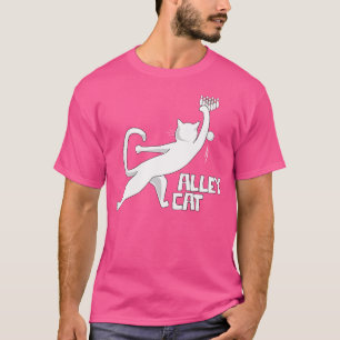 T-shirt Cute Alley Chat Bowling Vêtement Pour Chat Pun Aim