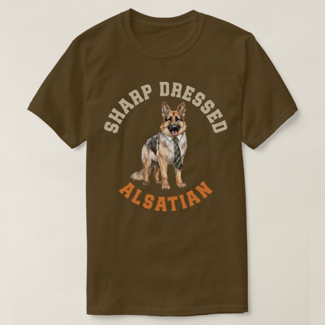 T-shirt Cute Alsatian (Design devant)