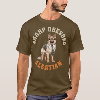 T-shirt Cute Alsatian