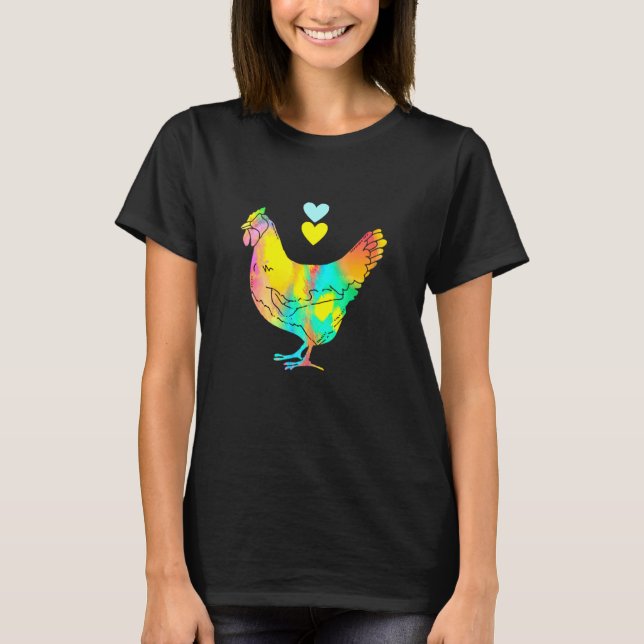 T-shirt Cute Amateur de poulet Farmer Animaux de compagnie (Devant)