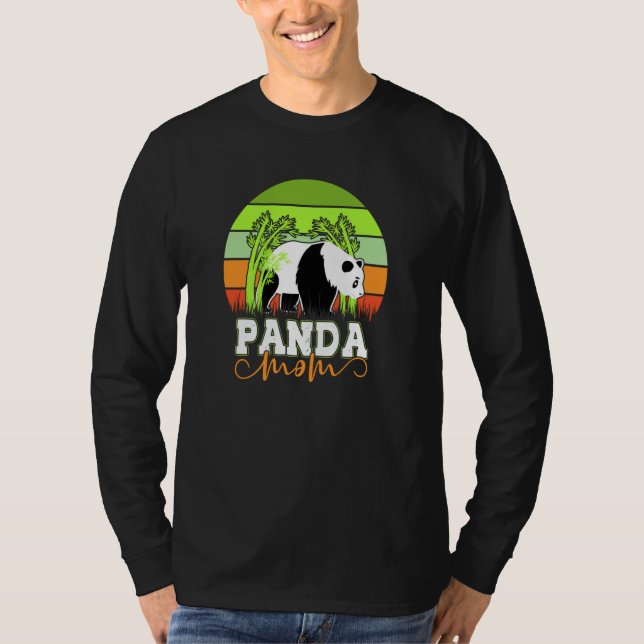 T-shirt Cute amazing panda mom quote for animal enthusiast (Devant)
