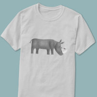 Cute Amoureux des animaux Rhinoceros