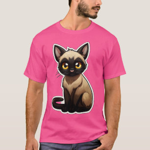 T-shirt Cute Amoureux des chats siamois Funny Siamese Chat