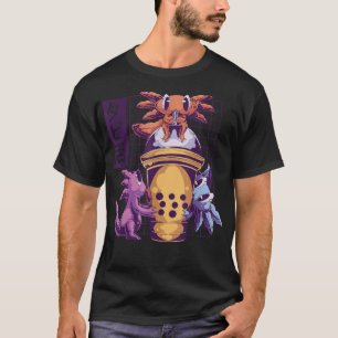 T-shirt Cute Amusante Aolotl Ice Cream Cone Anime Japonais