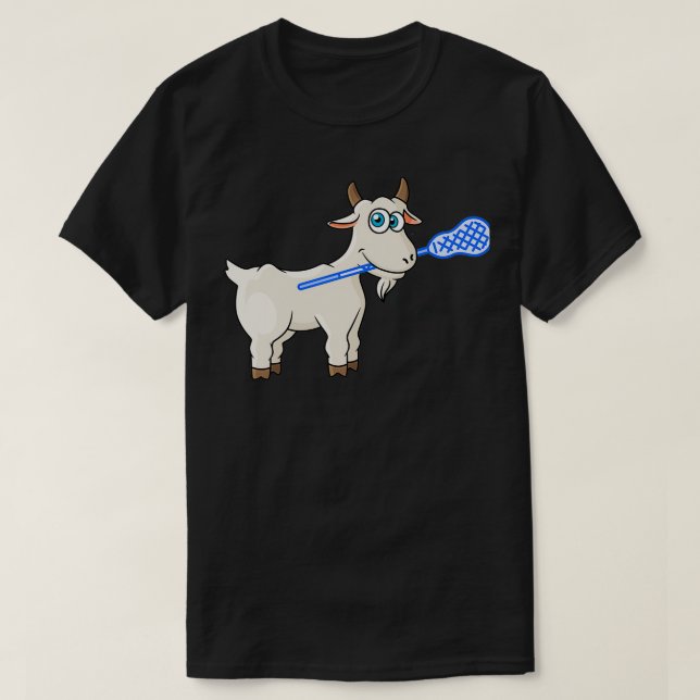 T-shirt Cute animal Lacrosse chèvre (Design devant)